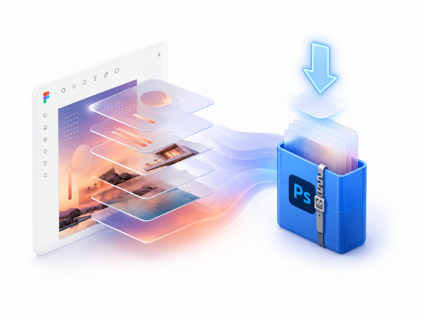 Export Figma designs to PSD